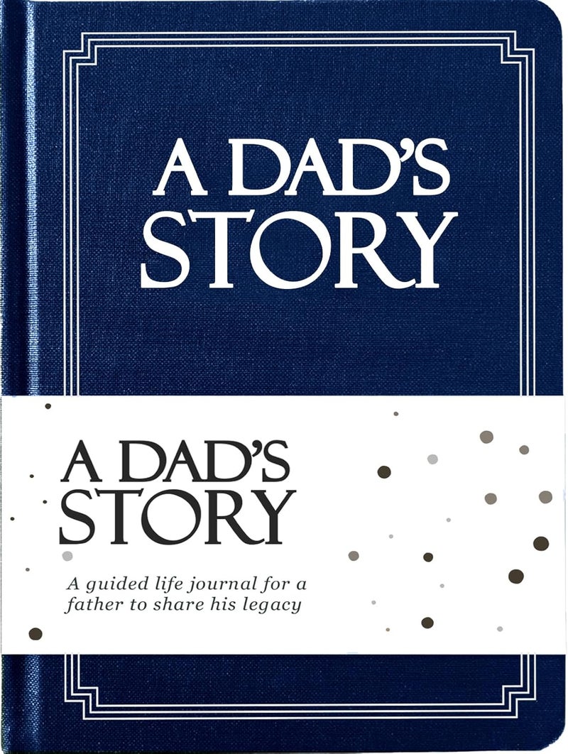 Coco & Lan Dad's Life Story Journal (Hardcover): A Meaningful Keepsake for Dad to Share His Journey and Memories, Book Includes 250+ Prompt Questions, Sentimental Gifts for Father's Day, Birthday & Christmas - Image 1